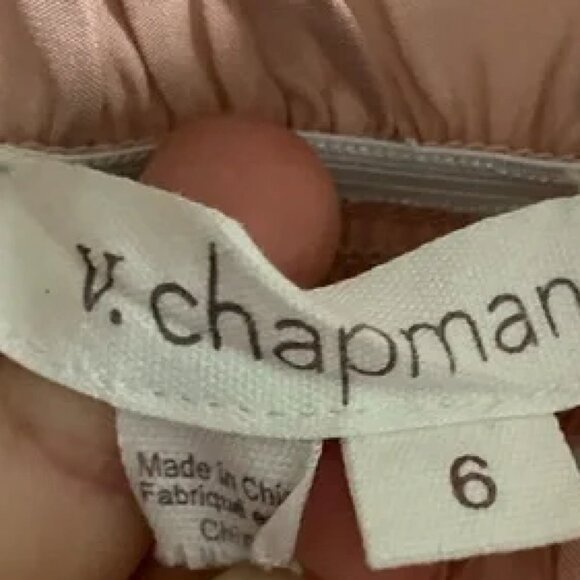 V. Chapman Pink Ruffle Midi Dress - Picture 6 of 7